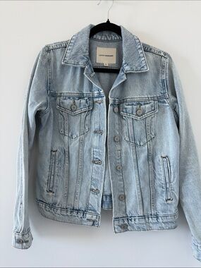 Lucky Brand Pale Blue Denim Trucker Jacket